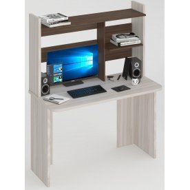 Письменный стол СКЛ-Прям120Р(без тумбы)+НКЛ-120 КШ