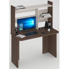 Письменный стол Беланта-Прям120Р(без тумбы)+НКЛ-120 ШК