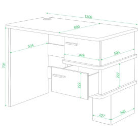 Письменный стол СД-15 C