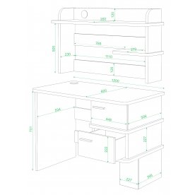 Письменный стол СД-15 ВБЕ