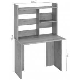 Письменный стол СКЛ-Прям100(без тумбы)+НКЛ-100 В