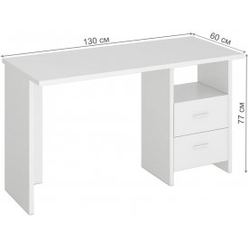 Письменный стол СКЛ-Прям130 БЕ