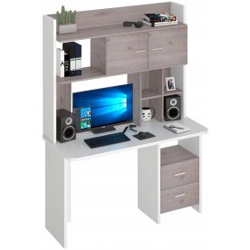 Письменный стол СКЛ-Прям130Р+НКЛХ-130 БЕН