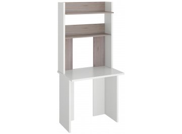 Письменный стол СКЛ-Прям100+НКЛХ-100 БЕ белый / нельсон