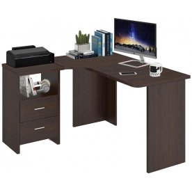 Письменный стол СКЛ-Угл 130 В ЛЕВ