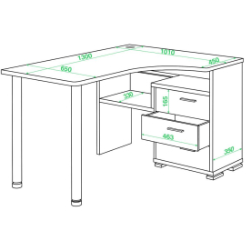 Письменный стол СР-132С-130