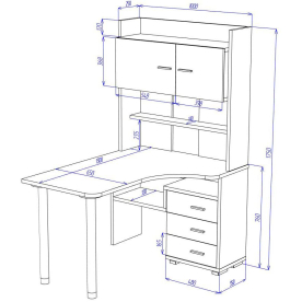 Письменный стол СР-133-130