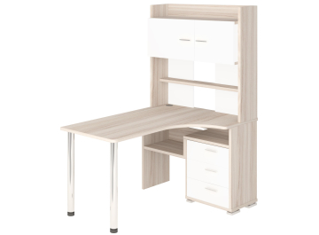 Письменный стол СР-133-140 карамель / белый