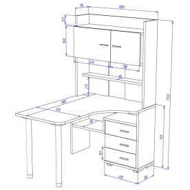 Письменный стол СР-133-140