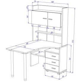 Письменный стол СР-133-140