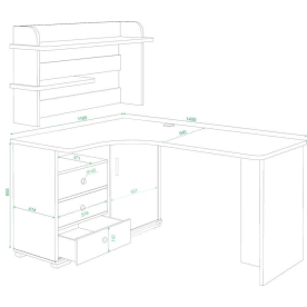 Письменный стол Жаспера-145