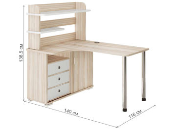 Письменный стол СР-145М левый