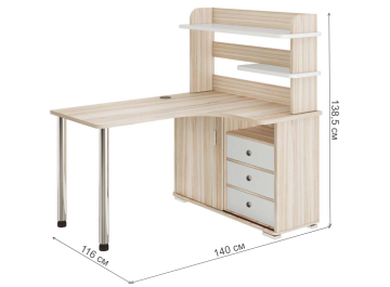 Письменный стол СР-145М правый