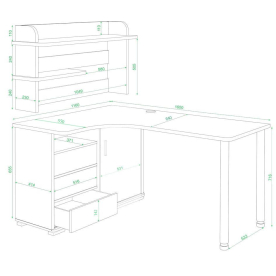 Письменный стол Жаспера-145М