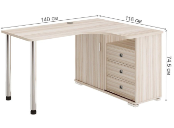 Письменный стол СР-145СМ К-ПРАВ правый