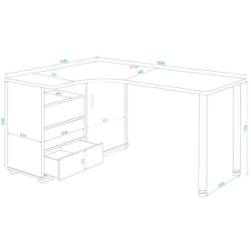 Письменный стол СР-145С