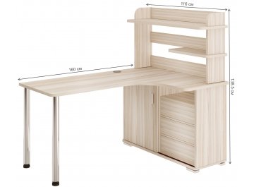 Письменный стол СР-165М К-ПРАВ правый