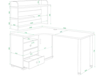 Письменный стол СР-165М