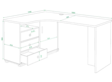 Письменный стол СР-165С