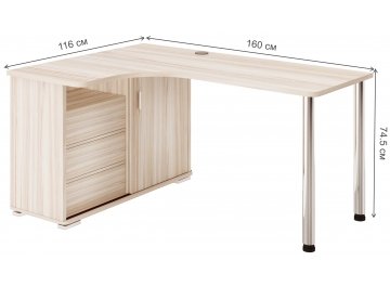 Письменный стол СР-165СМ К-ЛЕВ левый