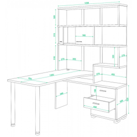 Письменный стол Жаспера-420/130
