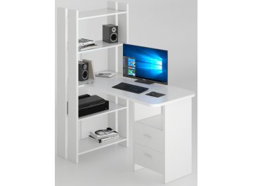 Письменный стол Лоревро-ОВ+С100РПрям БЕ