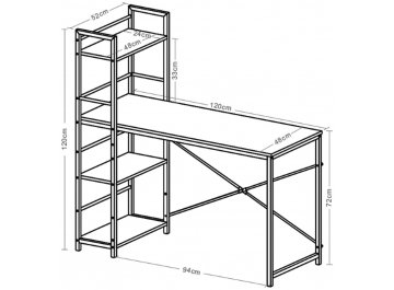Письменный стол Loft CD-005