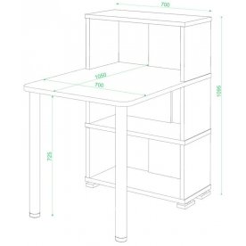 Письменный стол СБ-10М / 3 В