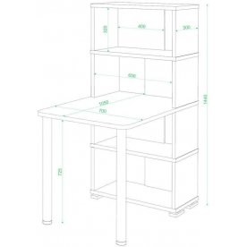 Письменный стол Эланта-10М / 4 В
