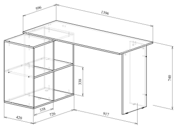 Письменный стол Прайм-66
