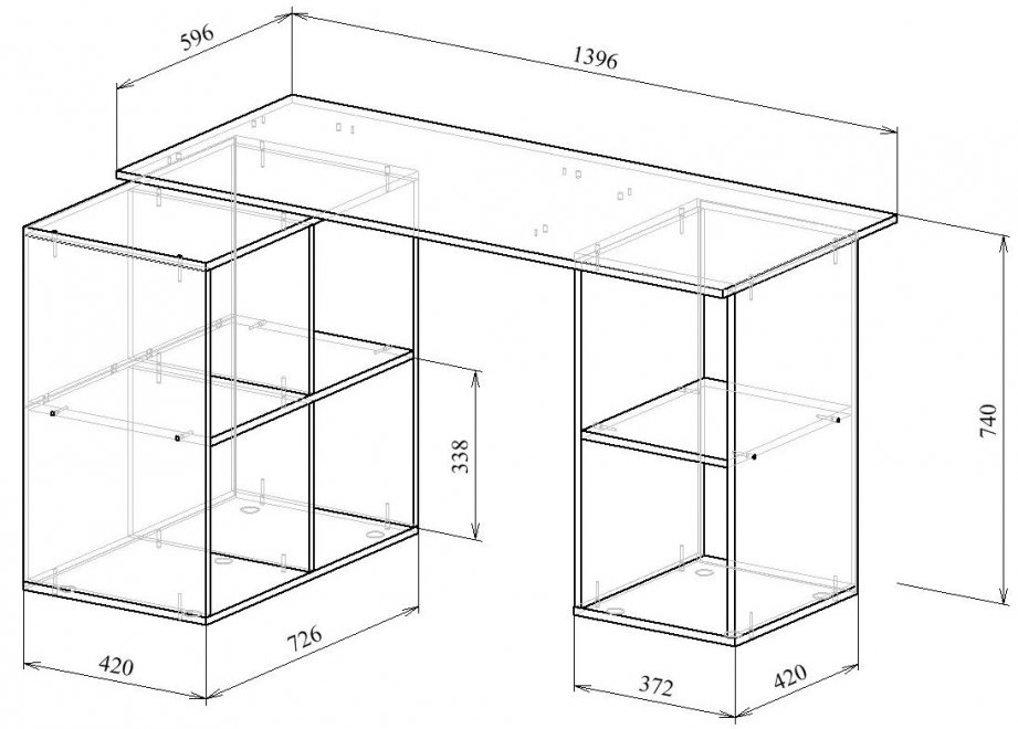Письменный стол Прайм-75 СТЛ-Прайм-75-ВМ венге