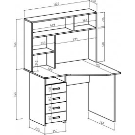 Письменный стол Лайт-18