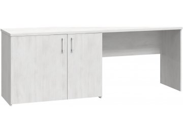 Белый компьютерный стол Виктория ВИ-13 северное дерево светлое