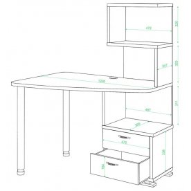 Компьютерный стол СКМ-60