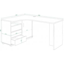 Компьютерный стол Жаспера-140М