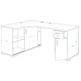Компьютерный стол Жаспера-160М