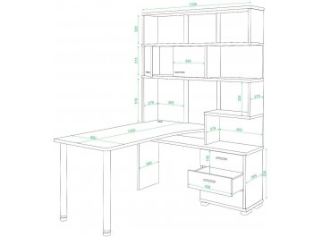 Компьютерный стол СР-420 / 130