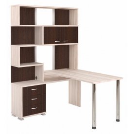 Стол компьютерный СР-420-150 левый карамель / венге / карамель