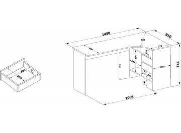 Письменный стол СПм-25