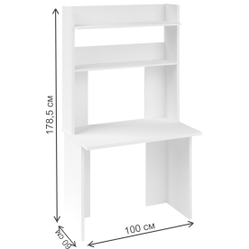 Письменный стол СКЛ-Прям100+НКЛХ-100 ВК