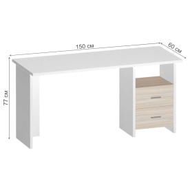 Письменный стол СКЛ-Прям150