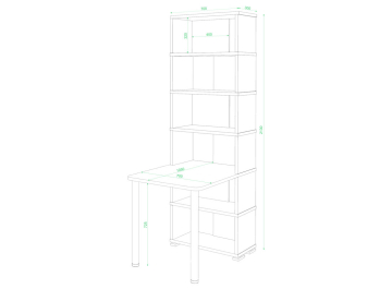 Письменный стол СБ-10М/6