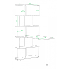 Письменный стол СЛ-5СТ