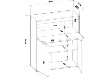 Стол-тумба СПМ-310