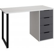 графит / белый структурный