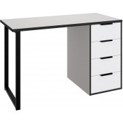 черная кромка / белый структурный