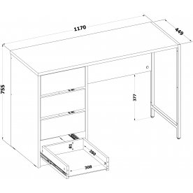 Письменный стол СПм-405