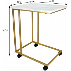 Приставной столик МеталлАрт М007