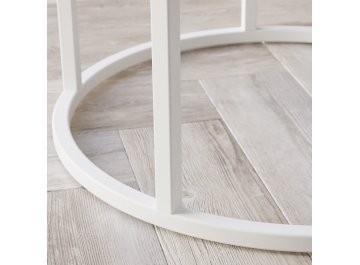 Приставной столик Остин дуб янтарный / белый