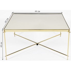 Сервировочный столик Square M Gold